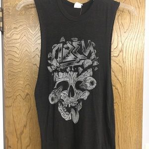Obey skull tank, burn out